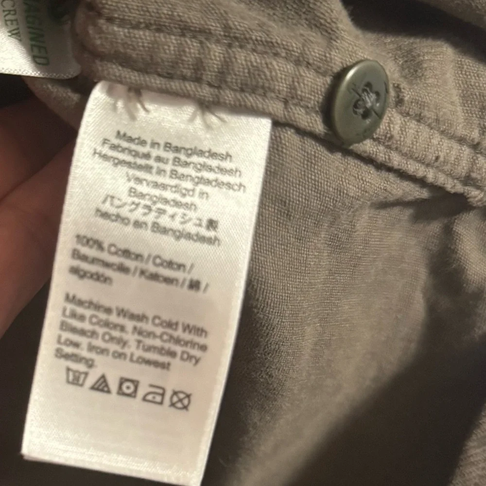 J. Crew Men’s Garment-Dyed Corduroy CPO Shirt